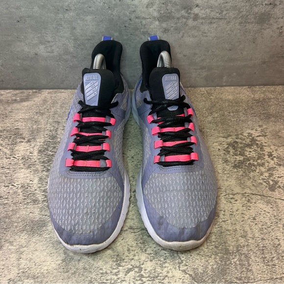 Nike Rival Running Sneakers Womens sz 9 - black/purple - Picture 2 of 6